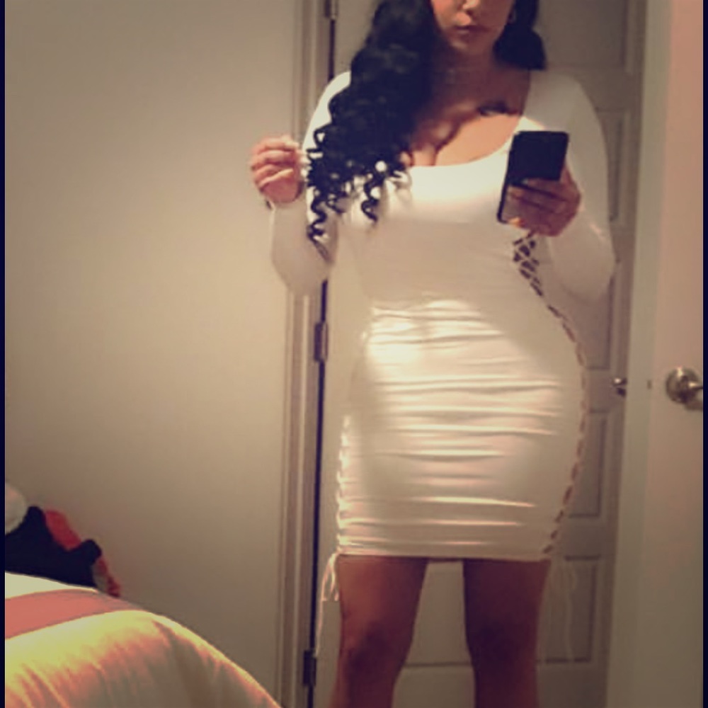 White sexy dress